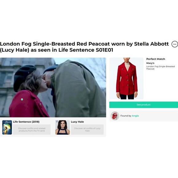 London Fog Peacoat Wool Blend Single-Breasted Women XXS 2XS Red Lined - Picture 12 of 12